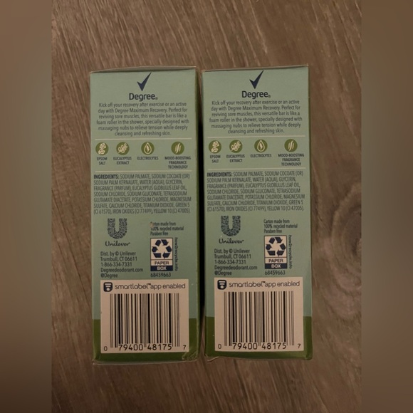 2 Degree Maximum Recovery Massage Bar Soaps Eucalyptus Epsom Salt 5.3 oz New - Picture 4 of 8